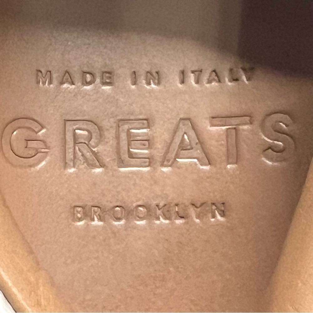 Greats Brooklyn Royale White Leather Casual Contemporary Sneakers Women’s 8.5 - Picture 13 of 13